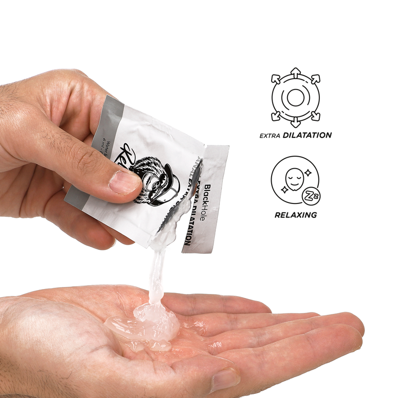 Black Hole - Gel Base Acqua Dilatazione Anale 6 Ml - BLACK HOLE - Monodose e Pocket | erosidea.com