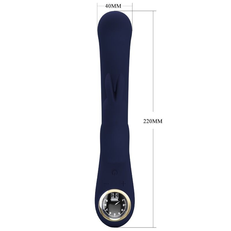 Pretty Love - Vibratore Lamar Rabbit E Punto G Blu - PRETTY LOVE LED - Vibratori Rabbit | erosidea.com