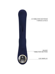 Pretty Love - Vibratore Lamar Rabbit E Punto G Blu - PRETTY LOVE LED - Vibratori Rabbit | erosidea.com