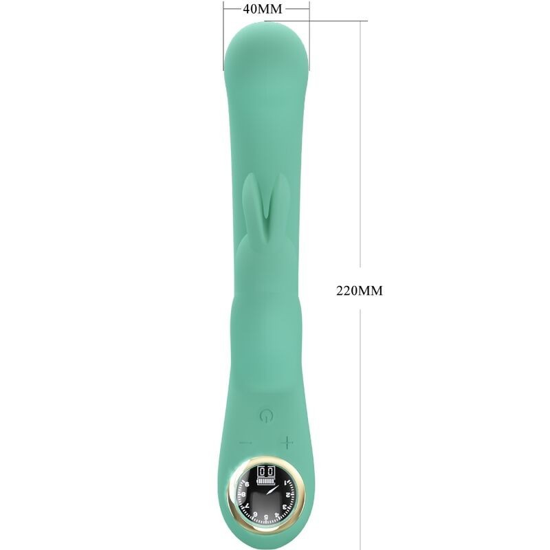 Vibratore Lamar Rabbit E Punto G Verde - PRETTY LOVE LED - Vibratori Rabbit | erosidea.com