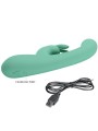 Vibratore Lamar Rabbit E Punto G Verde - PRETTY LOVE LED - Vibratori Rabbit | erosidea.com