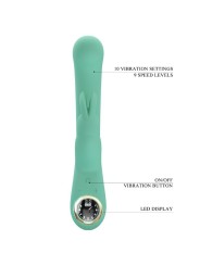 Vibratore Lamar Rabbit E Punto G Verde - PRETTY LOVE LED - Vibratori Rabbit | erosidea.com