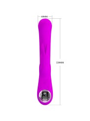 Vibratore Lamar Rabbit E Punto G Viola - PRETTY LOVE FLIRTATION - Vibratori Rabbit | erosidea.com
