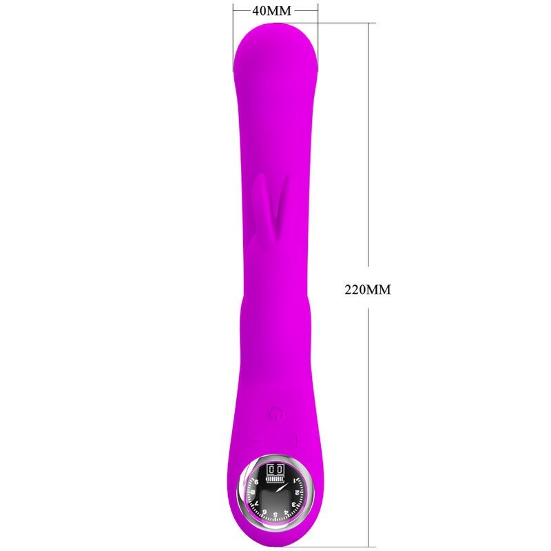 Vibratore Lamar Rabbit E Punto G Viola - PRETTY LOVE FLIRTATION - Vibratori Rabbit | erosidea.com