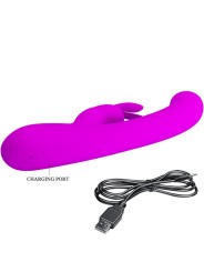 Vibratore Lamar Rabbit E Punto G Viola - PRETTY LOVE FLIRTATION - Vibratori Rabbit | erosidea.com