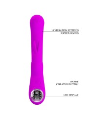 Vibratore Lamar Rabbit E Punto G Viola - PRETTY LOVE FLIRTATION - Vibratori Rabbit | erosidea.com