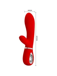 Pretty Love - Vibratore Multifunzione G-Spot Thomas Rosso - PRETTY LOVE FLIRTATION - Vibratori punto G | erosidea.com
