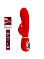 Vibratore Multifunzione G-Spot Prescott Rosso - PRETTY LOVE FLIRTATION - Vibratori punto G | erosidea.com