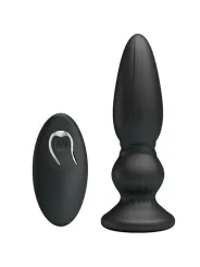 Vibratore Plug Anale Con Telecomando Nero - MR PLAY - Plug e Catene Anali | erosidea.com