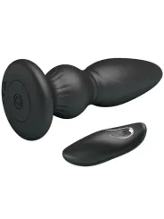 Vibratore Plug Anale Con Telecomando Nero - MR PLAY - Plug e Catene Anali | erosidea.com