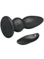 Vibratore Plug Anale Con Telecomando Nero - MR PLAY - Plug e Catene Anali | erosidea.com