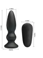 Vibratore Plug Anale Con Telecomando Nero - MR PLAY - Plug e Catene Anali | erosidea.com