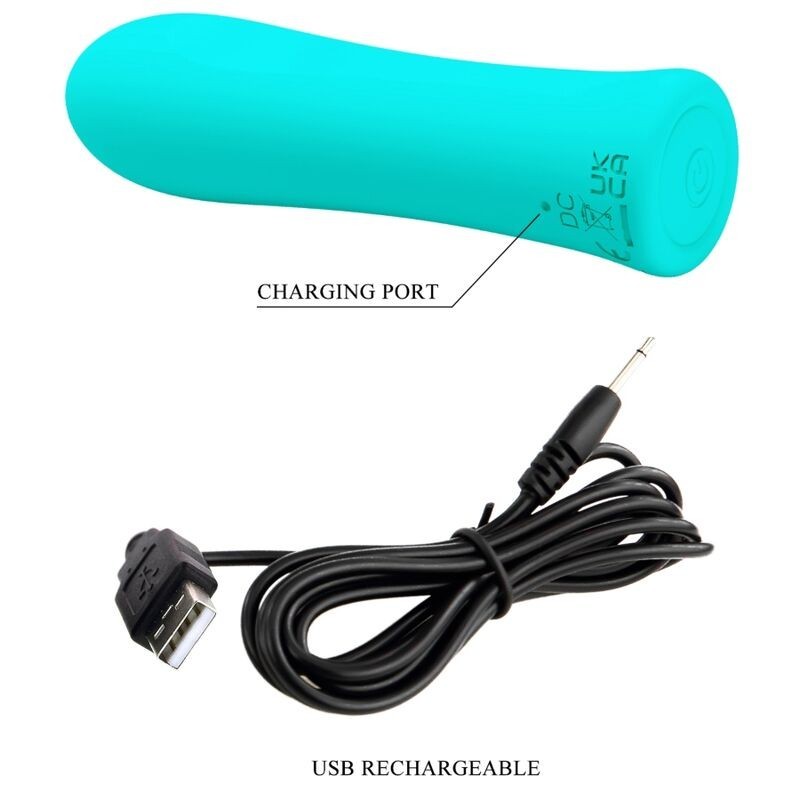 Pretty Love - Alfreda Super Power Vibratore Verde Acqua - PRETTY LOVE FLIRTATION - Vibratori Mini | erosidea.com