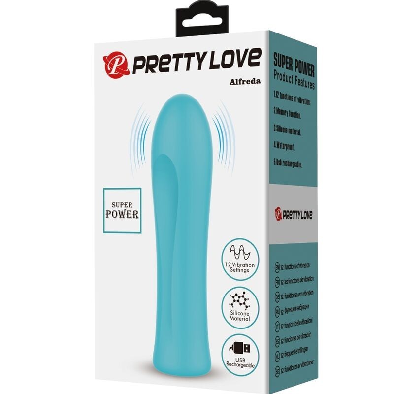 Pretty Love - Alfreda Super Power Vibratore Verde Acqua - PRETTY LOVE FLIRTATION - Vibratori Mini | erosidea.com