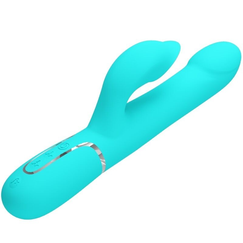 Perle Vibranti Rabbit Verde Acqua - PRETTY LOVE FLIRTATION - Vibratori Rabbit | erosidea.com