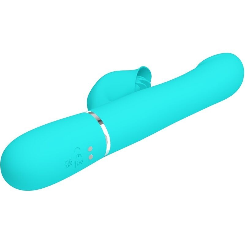 Perle Vibranti Rabbit Verde Acqua - PRETTY LOVE FLIRTATION - Vibratori Rabbit | erosidea.com