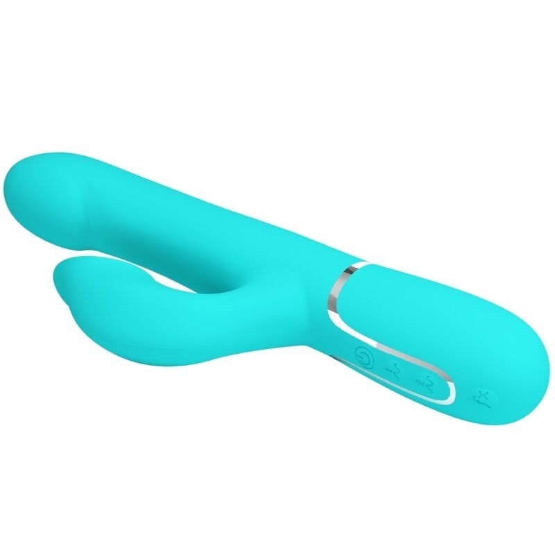 Perle Vibranti Rabbit Verde Acqua - PRETTY LOVE FLIRTATION - Vibratori Rabbit | erosidea.com