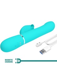 Perle Vibranti Rabbit Verde Acqua - PRETTY LOVE FLIRTATION - Vibratori Rabbit | erosidea.com