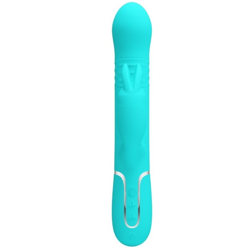 Vibratore Perle Coale Rabbit Verde Acqua - PRETTY LOVE FLIRTATION - Vibratori punto G | erosidea.com