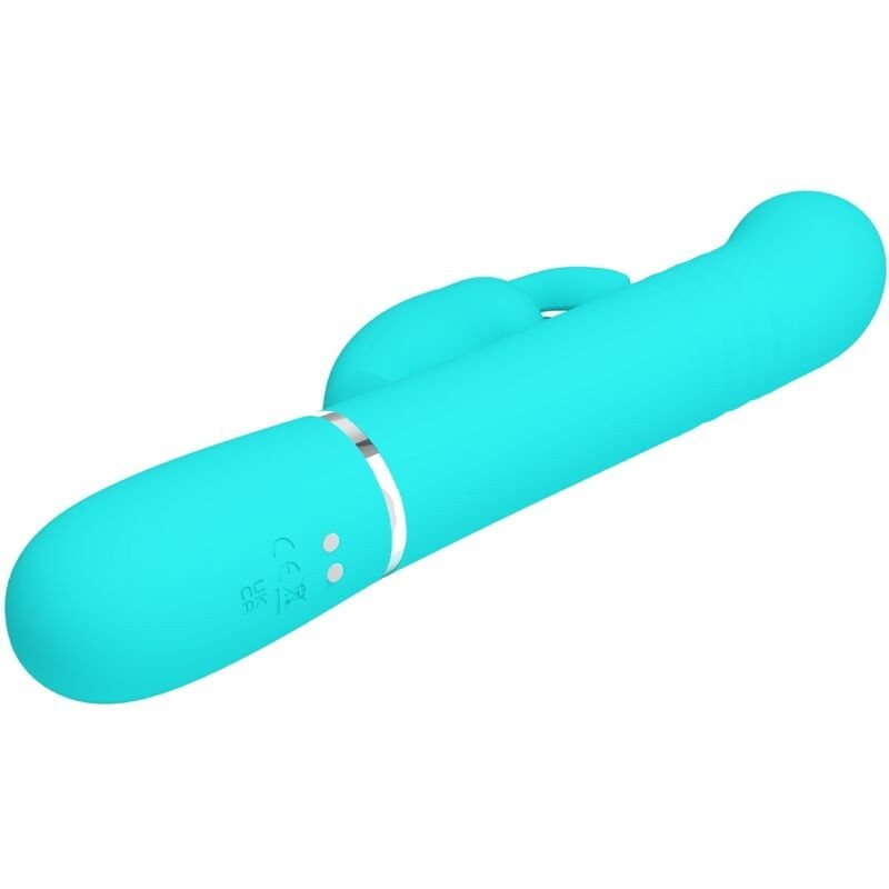 Vibratore Perle Coale Rabbit Verde Acqua - PRETTY LOVE FLIRTATION - Vibratori punto G | erosidea.com