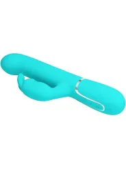 Vibratore Perle Coale Rabbit Verde Acqua - PRETTY LOVE FLIRTATION - Vibratori punto G | erosidea.com