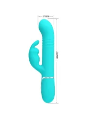 Vibratore Perle Coale Rabbit Verde Acqua - PRETTY LOVE FLIRTATION - Vibratori punto G | erosidea.com