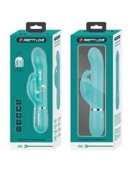 Vibratore Perle Coale Rabbit Verde Acqua - PRETTY LOVE FLIRTATION - Vibratori punto G | erosidea.com