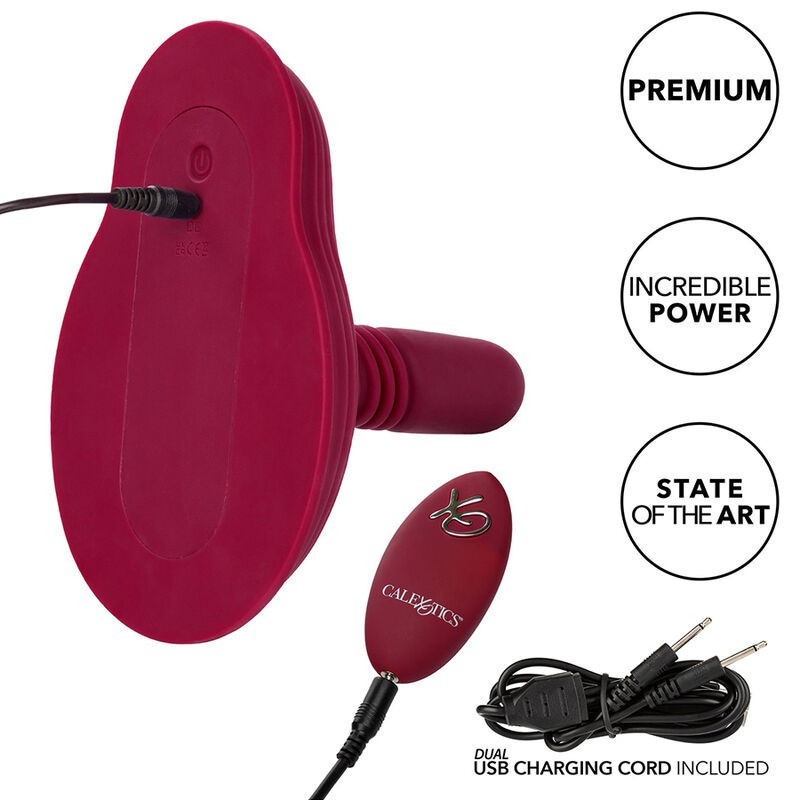 Calexotics - Massaggiatore Pilota Telecomando Doppio Motore Rosso - CALEXOTICS - Magic Wand | erosidea.com