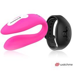 VIBRATORE WEARWATCH WATCHME DOPPIA TECNOLOGIA FUCSIA/AZABACHE - WEARWATCH - Vibratori per coppia | erosidea.com