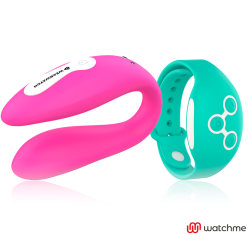 VIBRATORE WEARWATCH WATCHME A DOPPIA TECNOLOGIA FUCSIA / ACQUA DI MARE - WEARWATCH - Vibratori per coppia | erosidea.com