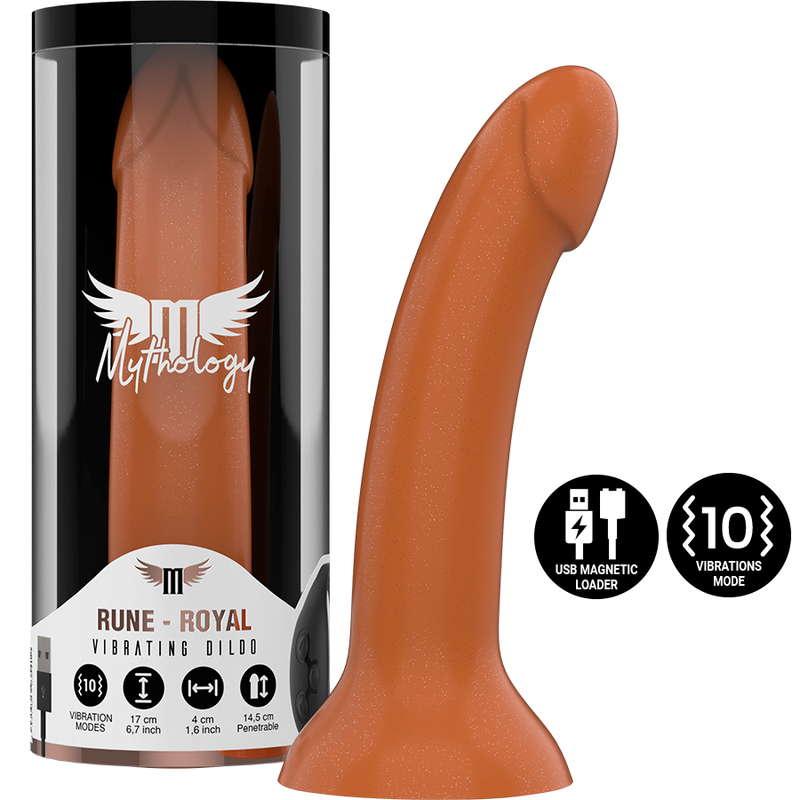 Vibratore Mythology Rune Royal Dildo M Watchme Tecnologia Wireless Compatibile - MYTHOLOGY FANTASY DILDO - Vibratori Classici | erosidea.com
