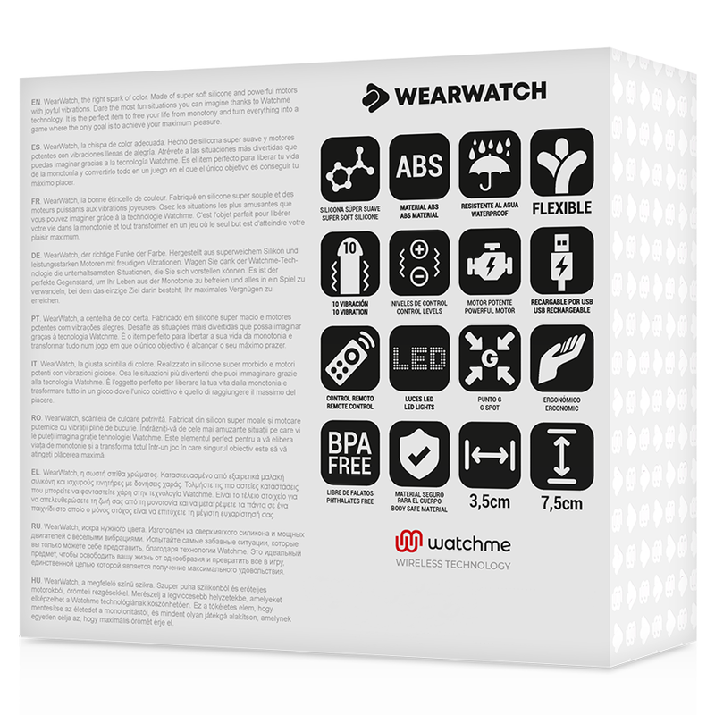 Wearwatch - Tecnologia Watchme Telecomando Ovetto Fucsia / Jet - WEARWATCH - Ovetti Palline Sfere | erosidea.com
