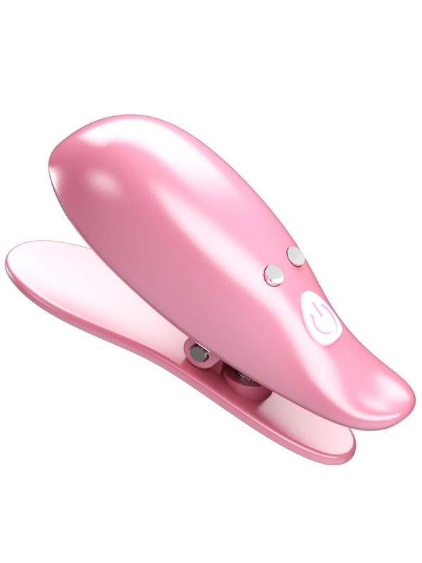 Pinze Per Capezzetti Vibranti Foglia Rosa - PRETTY LOVE FLIRTATION - Pinzette Capezzoli | erosidea.com