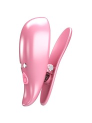 Pinze Per Capezzetti Vibranti Foglia Rosa - PRETTY LOVE FLIRTATION - Pinzette Capezzoli | erosidea.com