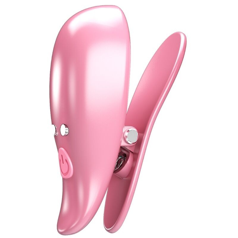 Pinze Per Capezzetti Vibranti Foglia Rosa - PRETTY LOVE FLIRTATION - Pinzette Capezzoli | erosidea.com