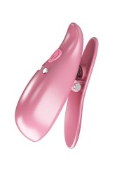 Pinze Per Capezzetti Vibranti Foglia Rosa - PRETTY LOVE FLIRTATION - Pinzette Capezzoli | erosidea.com