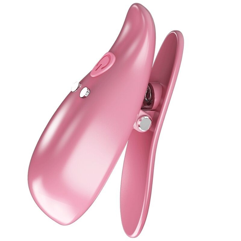 Pinze Per Capezzetti Vibranti Foglia Rosa - PRETTY LOVE FLIRTATION - Pinzette Capezzoli | erosidea.com