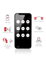 Oninder - Uovo Vibrante Denver Rosa 7 X 27 Cm App Gratuita - ONINDER - Vibratori con App | erosidea.com