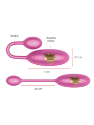 Oninder - Uovo Vibrante Denver Rosa 7 X 27 Cm App Gratuita - ONINDER - Vibratori con App | erosidea.com