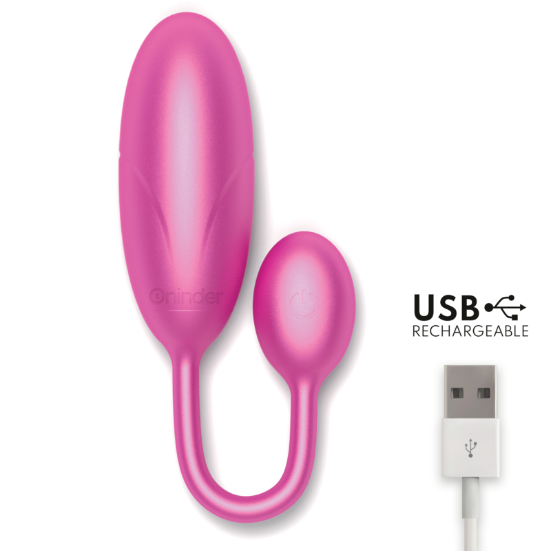 Oninder - Uovo Vibrante Denver Rosa 7 X 27 Cm App Gratuita - ONINDER - Vibratori con App | erosidea.com