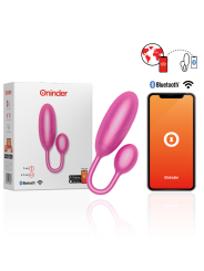 Oninder - Uovo Vibrante Denver Rosa 7 X 27 Cm App Gratuita - ONINDER - Vibratori con App | erosidea.com
