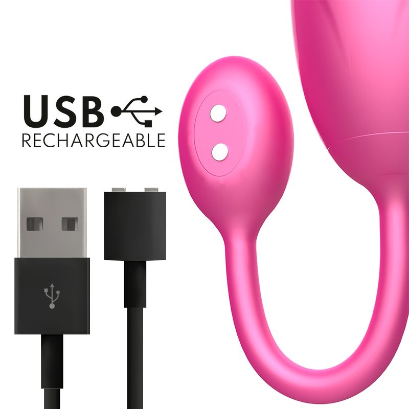 Oninder - Uovo Vibrante Denver Rosa 7 X 27 Cm App Gratuita - ONINDER - Vibratori con App | erosidea.com