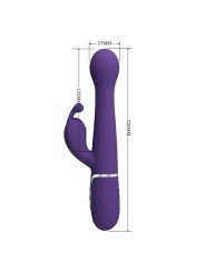 Vibratore Dejon Rabbit 3 In 1 Multifunzione Viola - PRETTY LOVE FLIRTATION - Vibratori Rabbit | erosidea.com