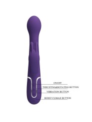 Vibratore Dejon Rabbit 3 In 1 Multifunzione Viola - PRETTY LOVE FLIRTATION - Vibratori Rabbit | erosidea.com