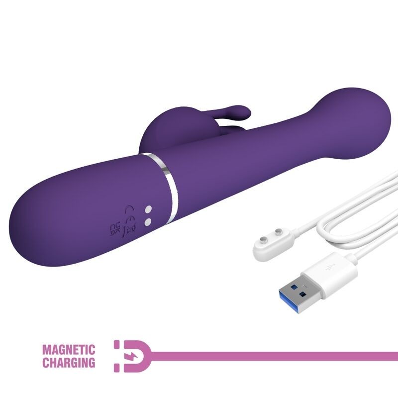 Vibratore Dejon Rabbit 3 In 1 Multifunzione Viola - PRETTY LOVE FLIRTATION - Vibratori Rabbit | erosidea.com