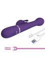 Vibratore Dejon Rabbit 3 In 1 Multifunzione Viola - PRETTY LOVE FLIRTATION - Vibratori Rabbit | erosidea.com