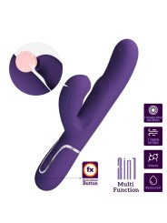 Vibratore Perlita G-Spot 3 In 1 Multifunzione Viola - PRETTY LOVE FLIRTATION - Vibratori Rabbit | erosidea.com