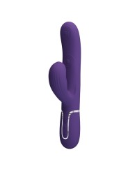 Vibratore Perlita G-Spot 3 In 1 Multifunzione Viola - PRETTY LOVE FLIRTATION - Vibratori Rabbit | erosidea.com