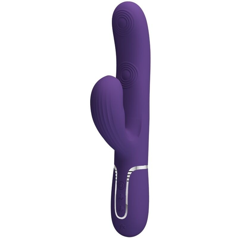 Vibratore Perlita G-Spot 3 In 1 Multifunzione Viola - PRETTY LOVE FLIRTATION - Vibratori Rabbit | erosidea.com