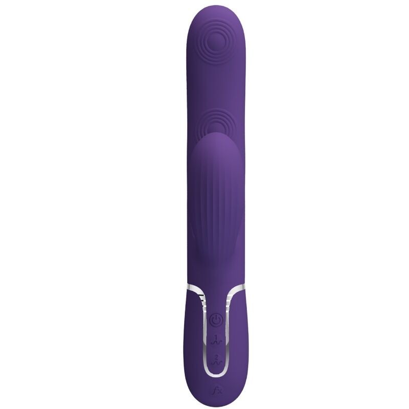 Vibratore Perlita G-Spot 3 In 1 Multifunzione Viola - PRETTY LOVE FLIRTATION - Vibratori Rabbit | erosidea.com